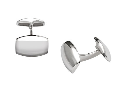 Silver-Cufflinks-Barrel-Shaped-CK00088