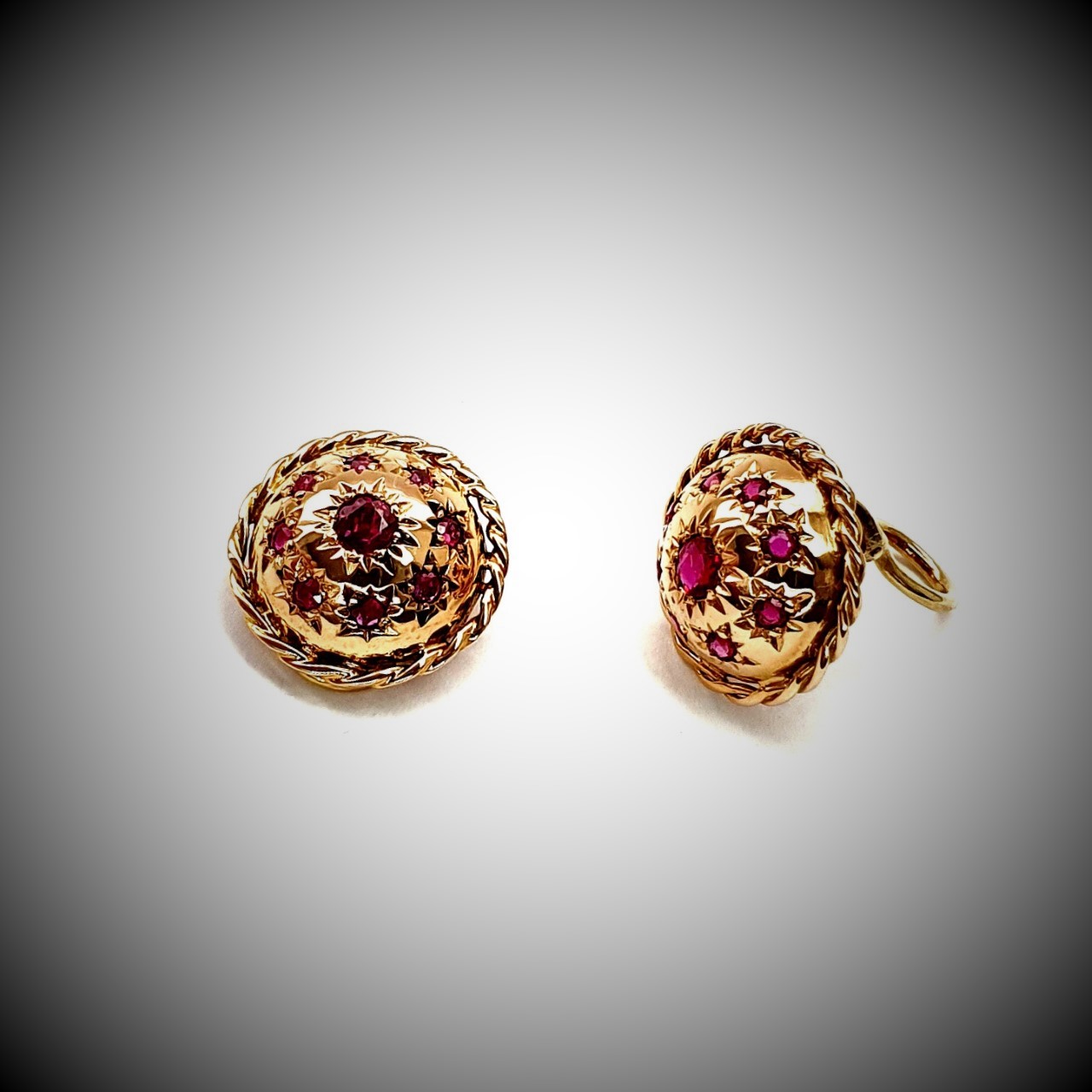 Gold-Ruby-Clip-on-Earrings-CE00002