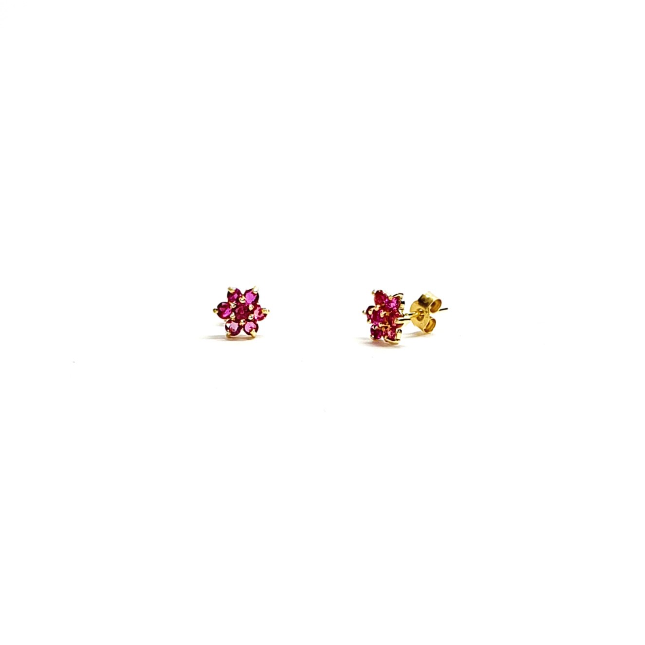 Ruby-Flower-Stud-Earrings-ES00785