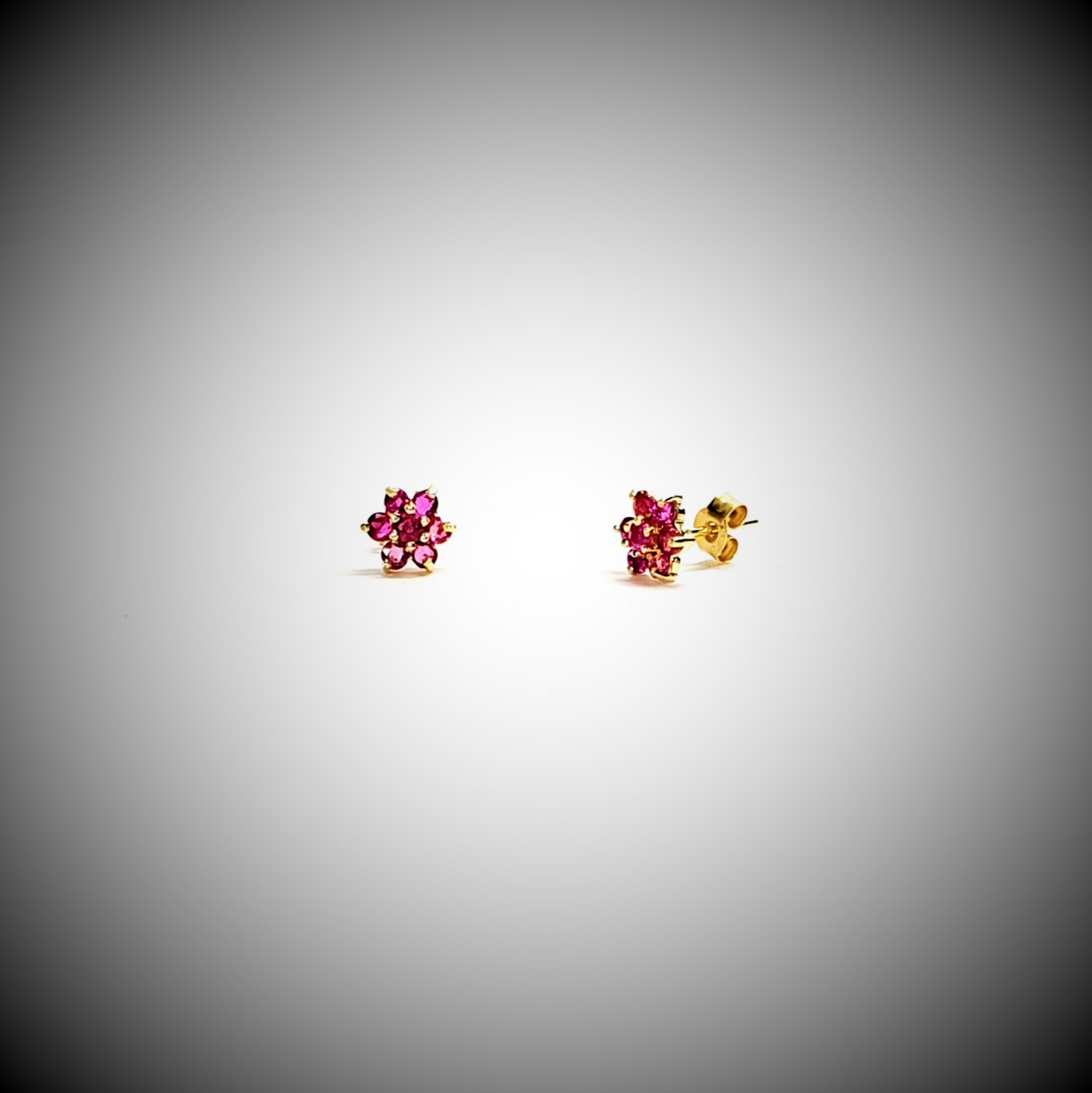 Ruby-Flower-Stud-Earrings-ES00785