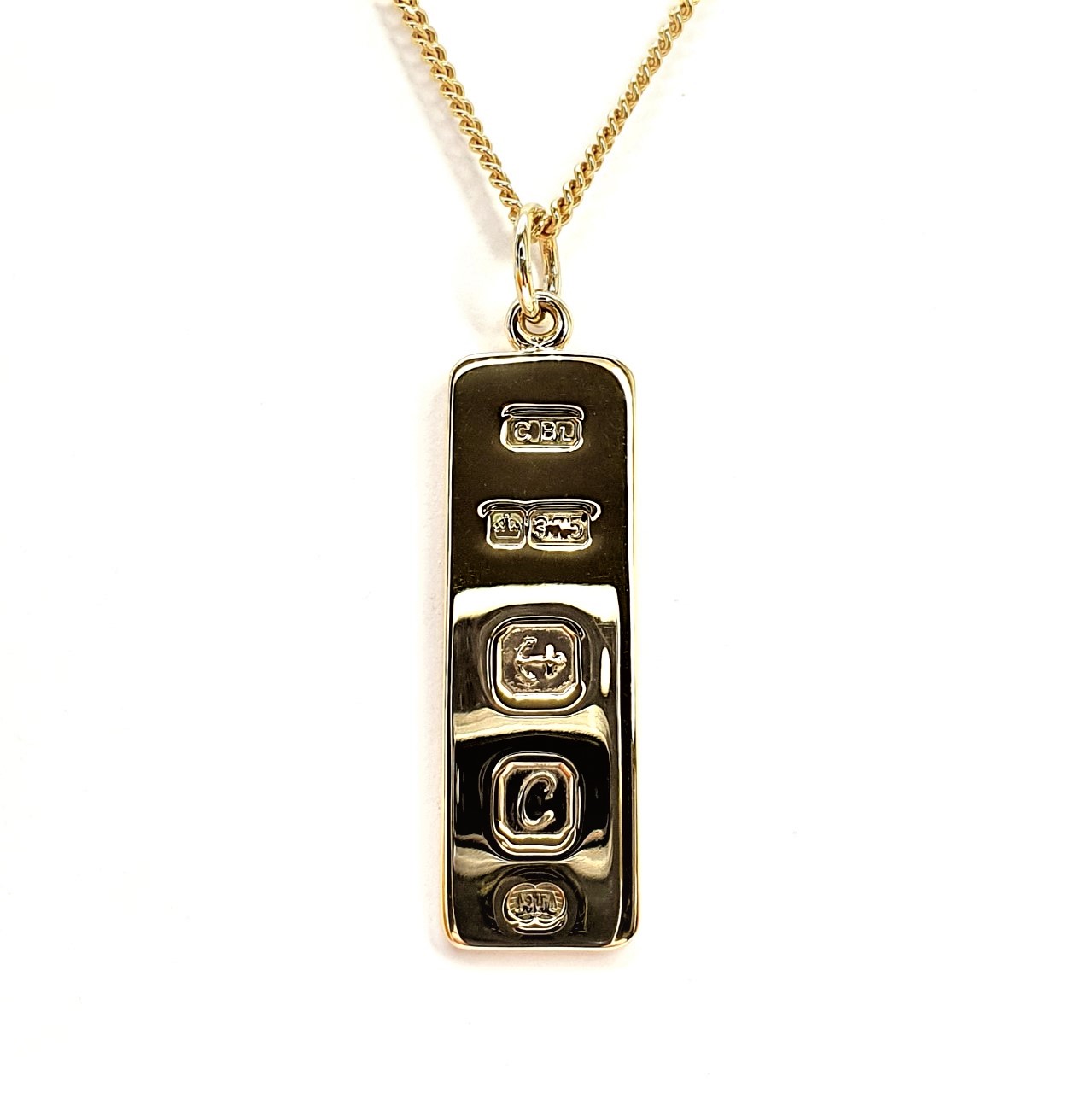 Gold-Ingot-&-Chain-PQ00388