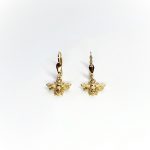 9ct-Gold-Bumble-Bee-Drop-Earrings-With-French-Wire-Fittings-ED00823
