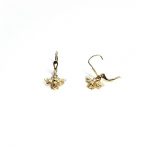 9ct-Gold-Bumble-Bee-Drop-Earrings-With-French-Wire-Fittings-ED00823