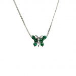 Emerald-&-Diamond-Butterfly-Pendant-Necklace-PCA00417