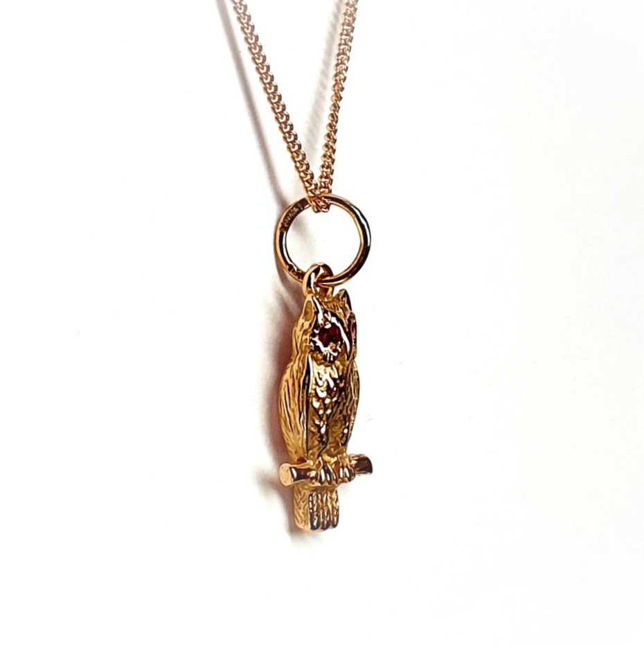 9ct-Rose-Gold-Owl-Pendant-Necklace-CMP0006