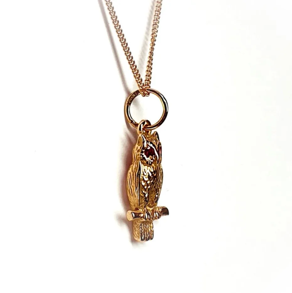 9ct-Rose-Gold-Owl-Pendant-Necklace-CMP0006