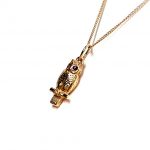 9ct-Rose-Gold-Owl-Pendant-Necklace-CMP0006