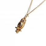 9ct-Rose-Gold-Owl-Pendant-Necklace-CMP0006