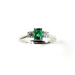 Emerald-&-Diamond-Three-Stone-Platinum-Ring-RPT0176