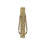 Elegant gold handmade clip with intricate design