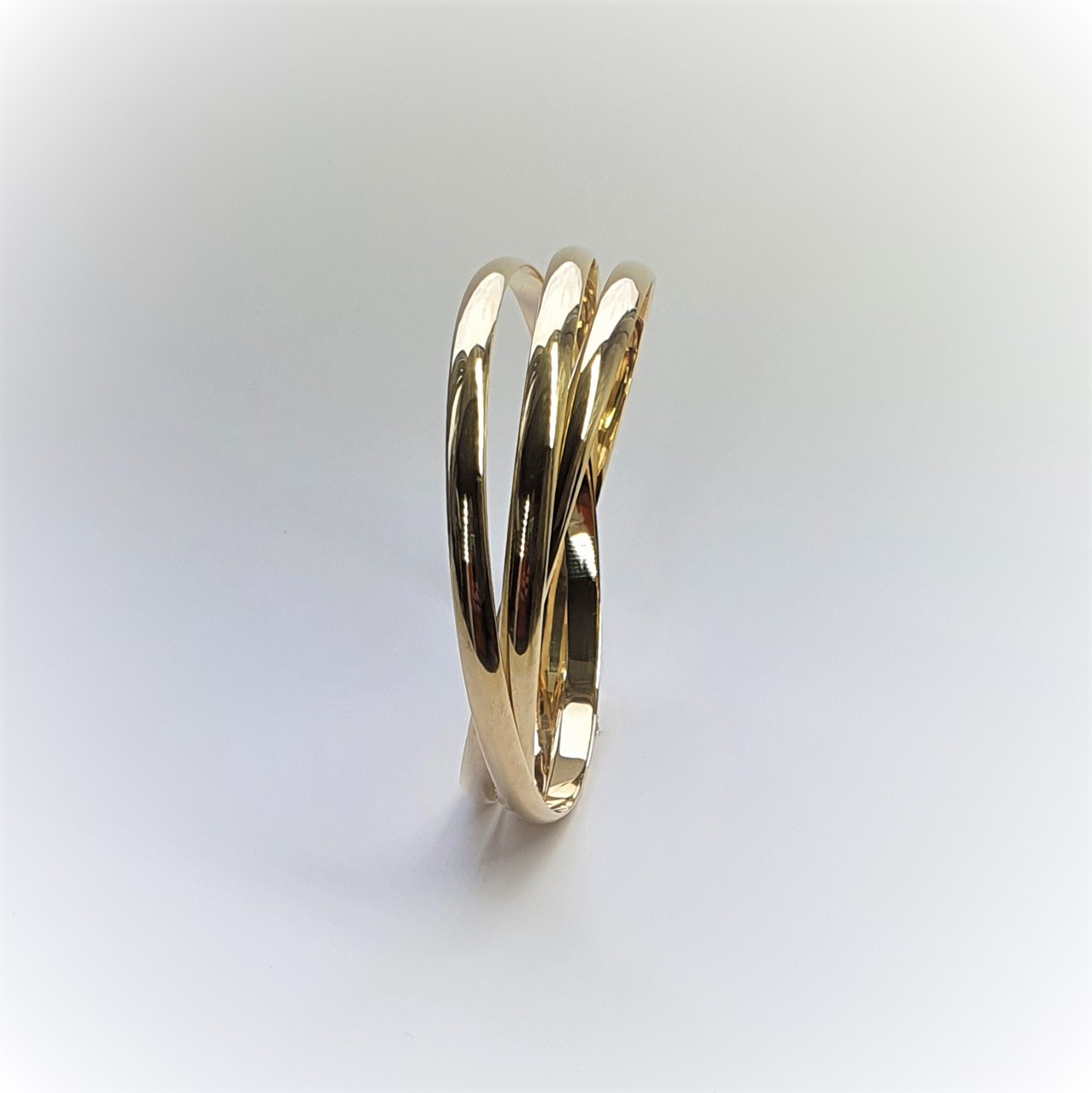 All-9ct-Yellow-Gold-Russian-Trinity-Bangle-B00055