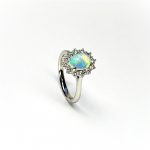 Platinum-Oval-Cluster-Ring-Set-With-One-Oval-Opal-&-Twelve-Round-Diamonds-RPT0181