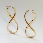 9ct-Gold-Figure-Of-Eight-Infinity-Hoop-Earrings-EL00155