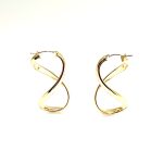 9ct-Gold-Figure-Of-Eight-Infinity-Hoop-Earrings-EL00155