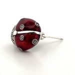 Marcasite-&-Red-Enamelled-Sterling-Silver-Lady-Bird-Brooch-BRS00091