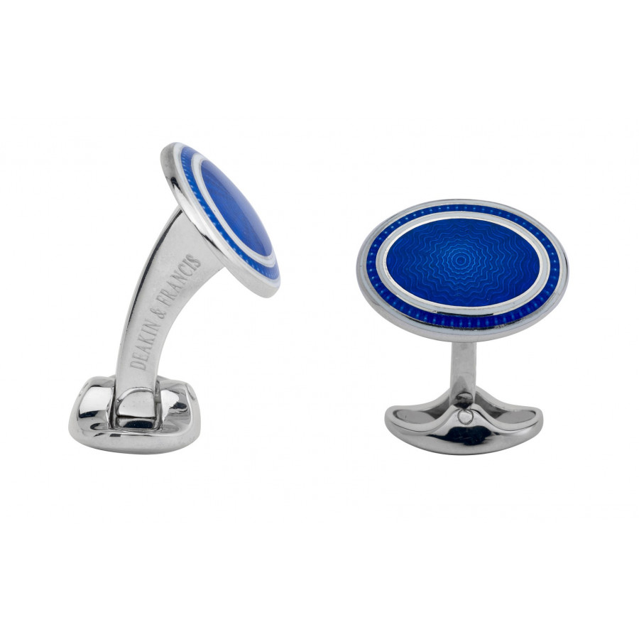 Bluewater-Sterling-Silver-Oval-Enamelled-Blue-&-White-Silver-Cufflinks-Made-by-Deakin-&-Francis-CK00286
