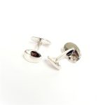  Genuine-Sterling-Silver-With-A-blue-green-And-Purple Tartan-Silver-Enamel-Cufflinks-CK00296