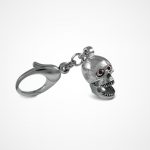 Fundamentals-Skull-Keyring-Fob-With-Red-Enamelled-Pooping-Eyes-KF0034-By Deakin-&-Francis