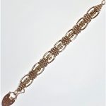 Fancy-Vintage-Rose-Gold-Gate-Bracelet-With-Padlock-Clasp-BLQ00020