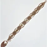 Fancy-Vintage-Rose-Gold-Gate-Bracelet-With-Padlock-Clasp-BLQ00020