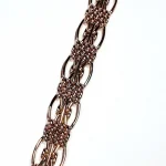 Fancy-Vintage-Rose-Gold-Gate-Bracelet-With-Padlock-Clasp-BLQ00020