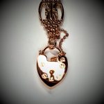 Fancy-Vintage-Rose-Gold-Gate-Bracelet-With-Padlock-Clasp-BLQ00020