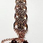 Fancy-Vintage-Rose-Gold-Gate-Bracelet-With-Padlock-Clasp-BLQ00020