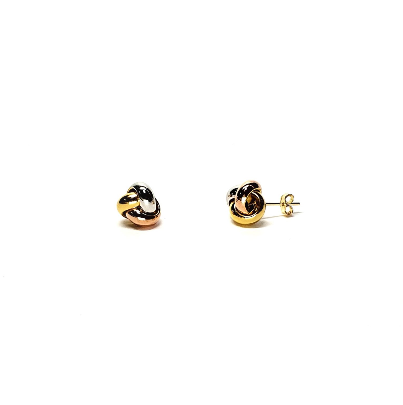 18ct-Gold-Russian-Triple-Knot-Stud-Earrings-ESA00497