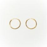 18ct-Yellow-Gold-15mm-Diamond-Cut-Sleeper-Earrings-EL00156