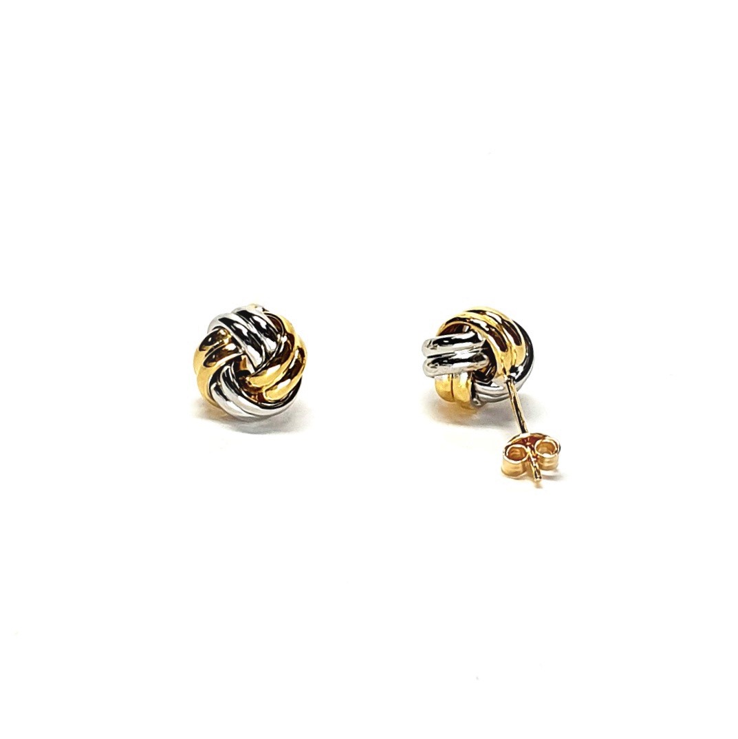 18ct-Yellow-&-White-Gold-Knot-Stud-Earrings-ESA00498