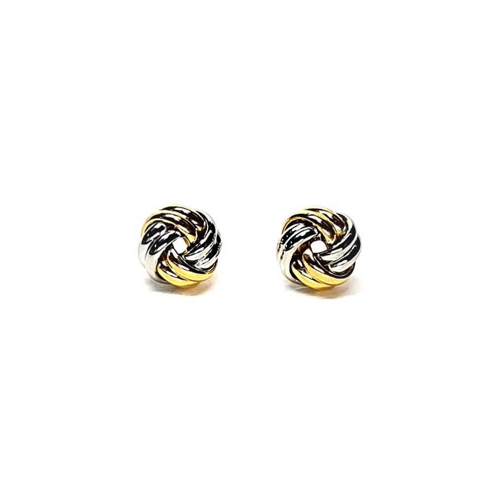 18ct-Yellow-&-White-Gold-Knot-Stud-Earrings-ESA00498