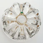 The Denver Diamond Cluster Emerald Cut Emerald Ring RA00693.