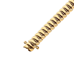 9ct gold snake necklace female clasp end.