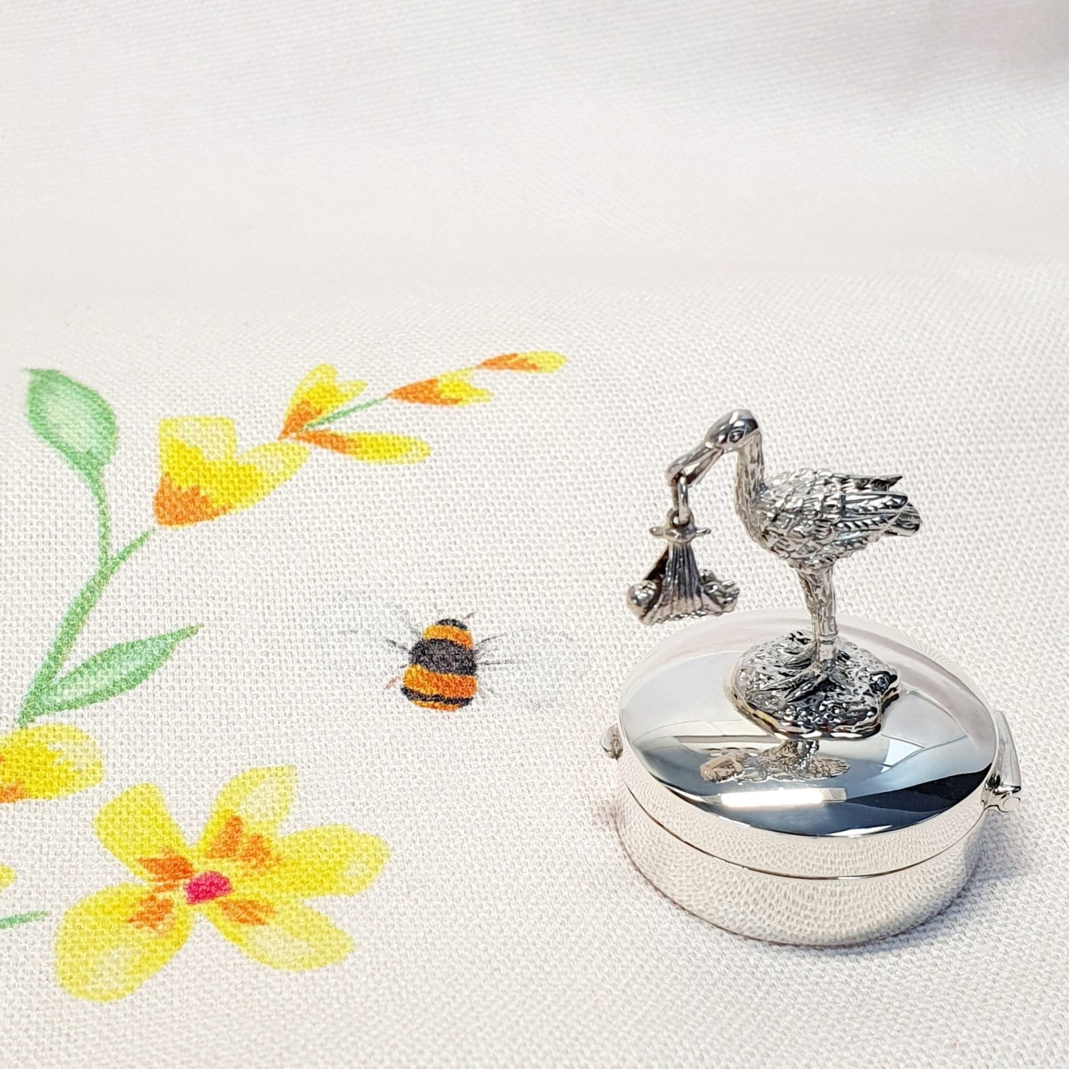 Hallmarked pill container