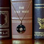 Compass pendant and chain in 9ct gold with a choice of chain lengths