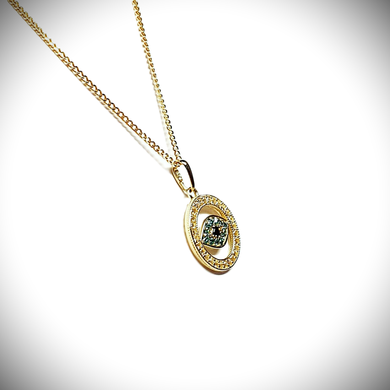 Enchanted talisman: handcrafted 9ct gold charm.