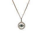 Mystic Gold: 9ct Evil Eye Necklace (PC00548