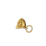 9-carat gold charm featuring a detailed police helmet.