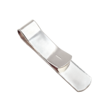 Note clip with space for engraving back view.