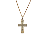 9-carat Gold Lord’s Prayer Cross Necklace.