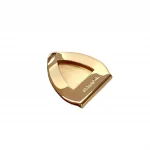 Genuine vintage gold money clip picture of the back.