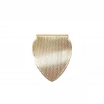 9ct yellow gold engine-turned-cash clip MCG00008.