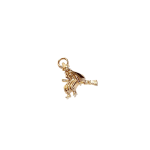 9ct yellow gold witch on her broomstick charm CM00301.