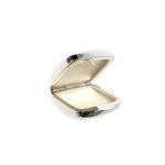 Open keepsake container showing contrast between inner and outer textures