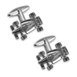 Silver-Racing-Car-Cufflinks-CK00270