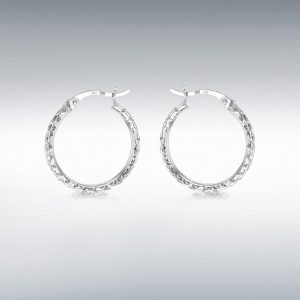 18ct-White-Gold-15mm-Diamond-Cut-Hoop-Earrings-EL00148