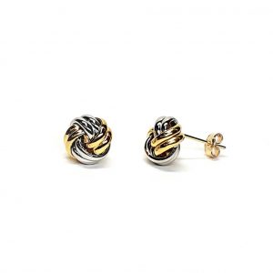 18ct-Yellow-&-White-Gold-Knot-Stud-Earrings-ESA00498