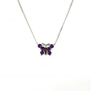 18ct-White-Gold-Amethyst-Butterfly-Pendant-&-Chain-PCA00407