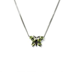 18ct-White-Gold-Green-Peridot-Butterfly-Necklace-PCA00409
