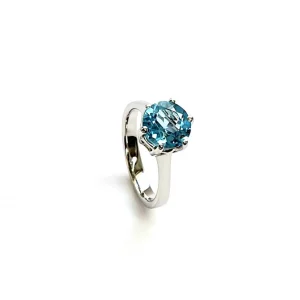9ct-White-Gold-9mm-Round-Blue-Topaz-Ring-R0127
